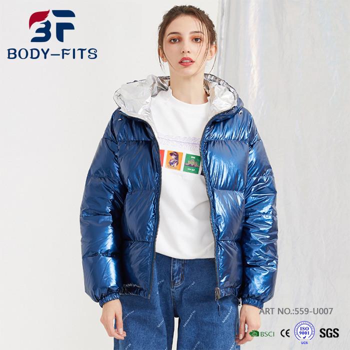 เสื้อแจ็กเก็ตสตรี Glossy Down